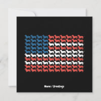Dachshund 4th of July American Flag Patriotic 