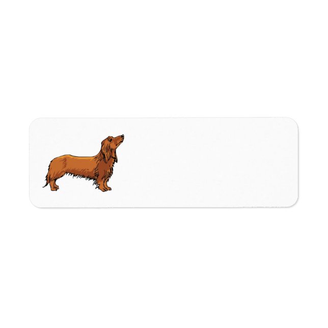 Dachshund Address Label Return Address Label (Front)