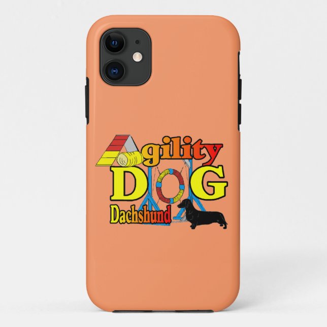 Dachshund_Agility Case-Mate iPhone Case (Back)