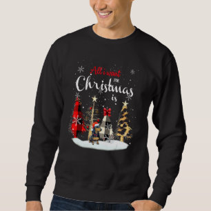 Dachshund All I Want For Christmas Is Dogs Sweatshirt