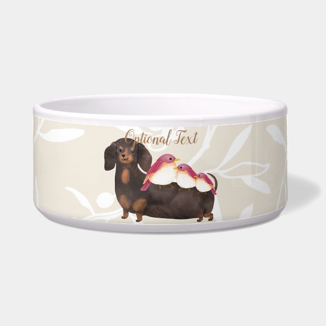 Dachshund and Birds Family (Front)