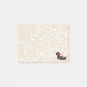 Dachshund and Birds Family Post-it Notes