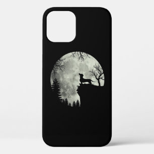 Dachshund And Moon Halloween iPhone 12 Case