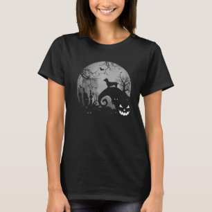 Dachshund And Moon Halloween Tees Dog Quotes