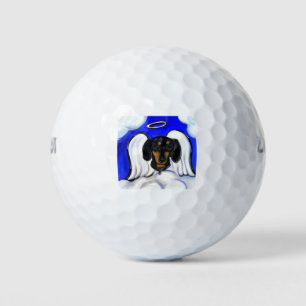 Dachshund Angel Golf Balls