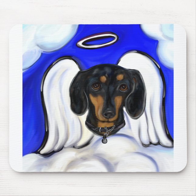 Dachshund Angel Mouse Pad (Front)