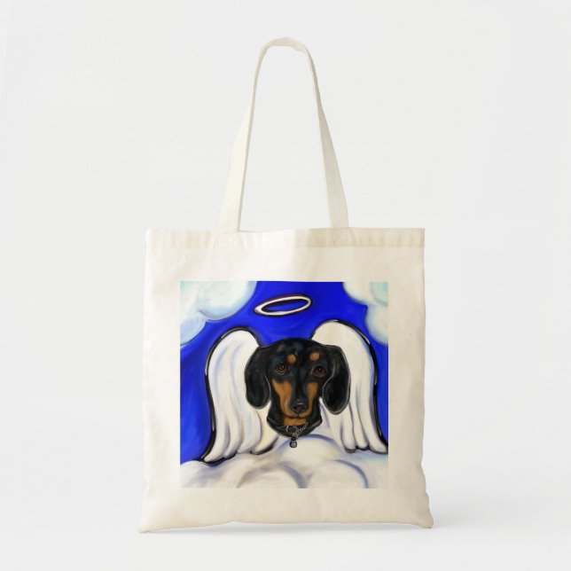 Dachshund Angel Tote Bag (Front)