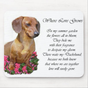 Dachshund Art Gifts Mouse Pad