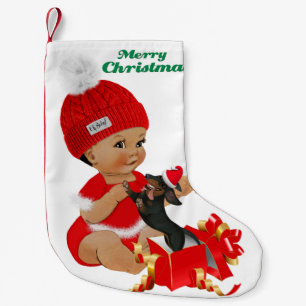 Dachshund Baby Christmas Stocking