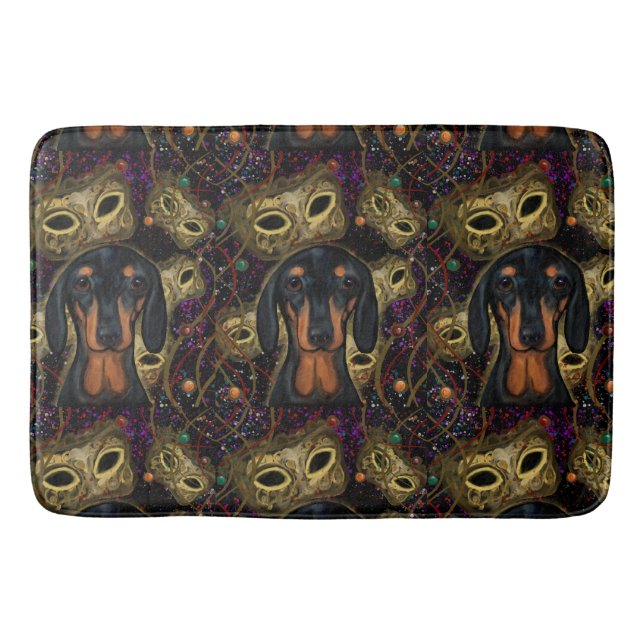 Dachshund            bath mat (Front)