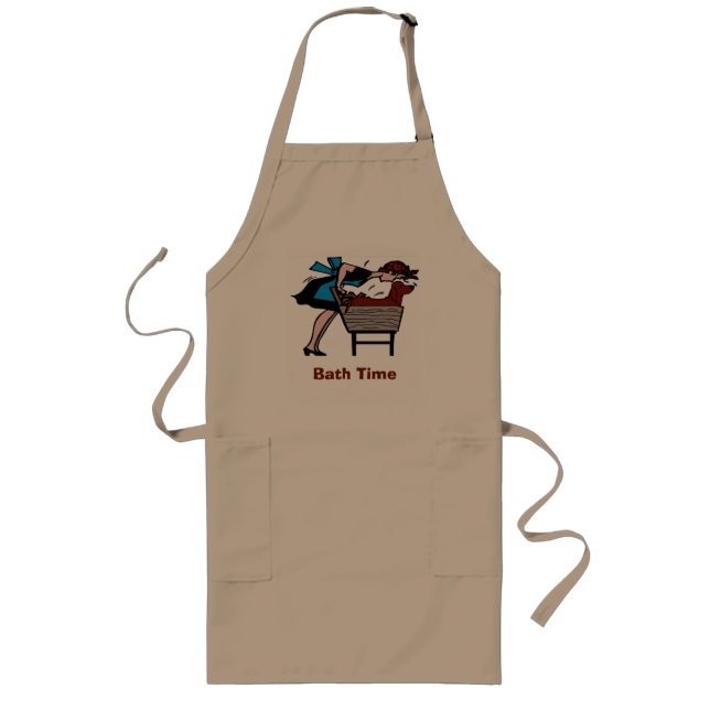 Dachshund Bath TimeAprons Long Apron (Front)