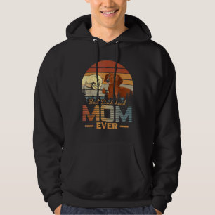 Dachshund Best Dachshund Mom Ever Retro Vintage Hoodie