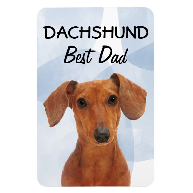 Dachshund Best Dad Magnet (Vertical)