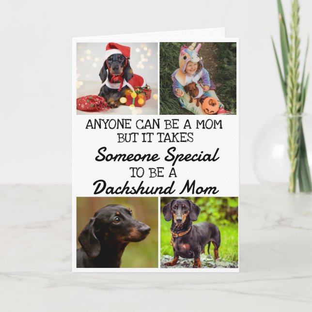 Dachshund ...Best Mum Mother's Day Card (Front)