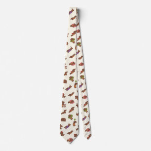 Dachshund Birthday Tie