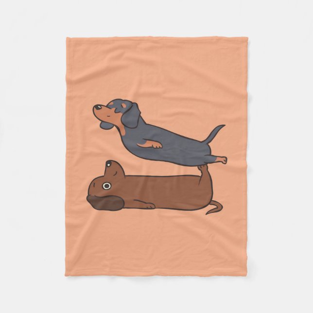 Dachshund blanket|Dachshund Mama Funny Fleece Blanket (Front)