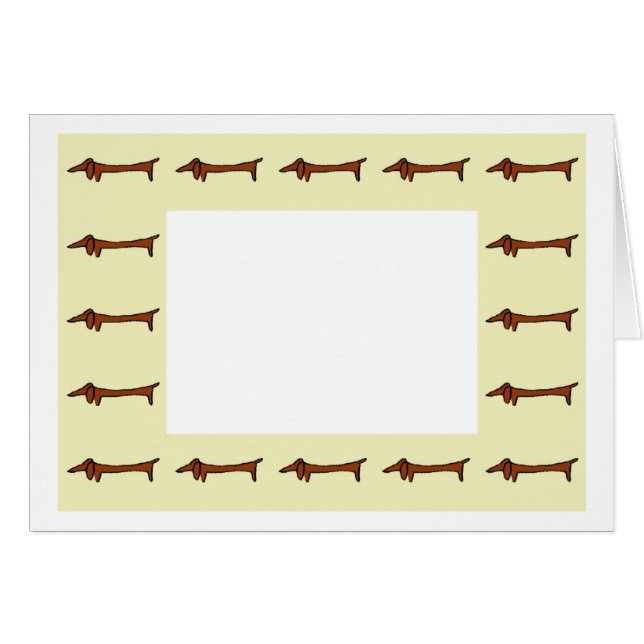 Dachshund Border (Front Horizontal)