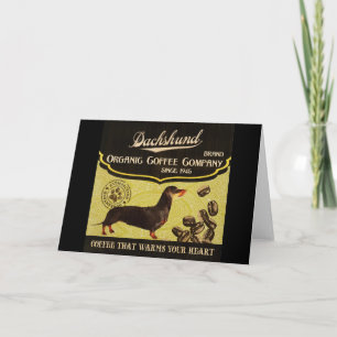 Dachshund Brand – Organic Coffee Company Holiday Card