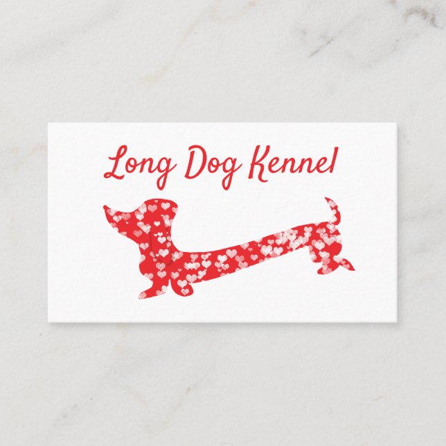 Dachshund Breeder Business Card (Front)