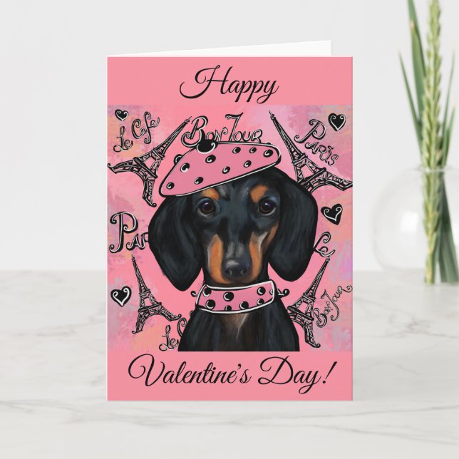 DACHSHUND   CARD (Front)
