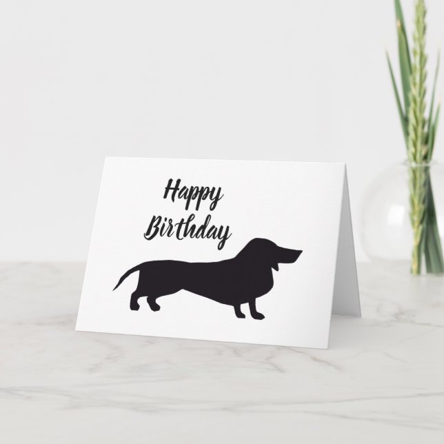Dachshund Card (Front)
