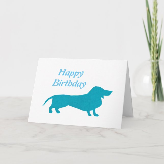 Dachshund Card (Front)