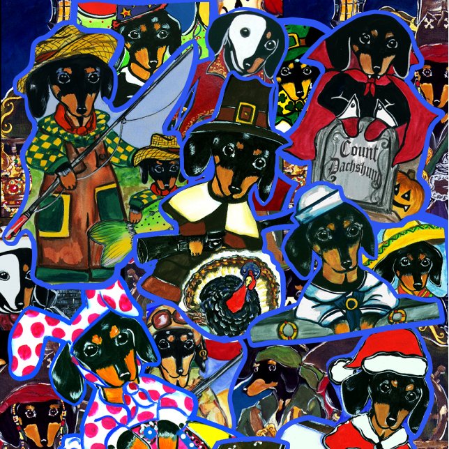  Dachshund  Cartoons Golf Head Cover (Creator Uploaded)