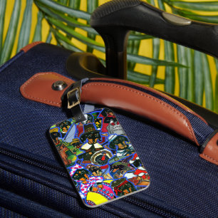  Dachshund  Cartoons Luggage Tag