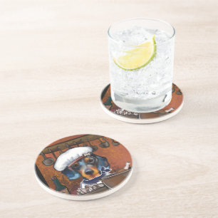 Dachshund Chefs Coaster