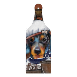 Dachshund Chefs Cutting Board