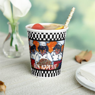 Dachshund Chefs Paper Cups