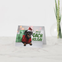 Dachshund Christmas Cards