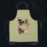 Dachshund Christmas Dog Mum Lover Xmas Gift Apron<br><div class="desc">Dachshund Christmas Dog Mum Lover Xmas gift</div>