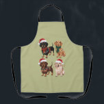 Dachshund Christmas Dog Mum Lover Xmas Gift Apron<br><div class="desc">Dachshund Christmas Dog Mum Lover Xmas gift</div>