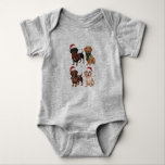 Dachshund Christmas Dog Mum Lover Xmas Gift Baby Bodysuit<br><div class="desc">Dachshund Christmas Dog Mum Lover Xmas gift</div>