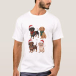 Dachshund Christmas Dog Mum Lover Xmas Gift T-Shirt<br><div class="desc">Dachshund Christmas Dog Mum Lover Xmas gift</div>