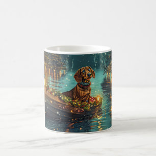 Dachshund Christmas Festive Voyage  Coffee Mug