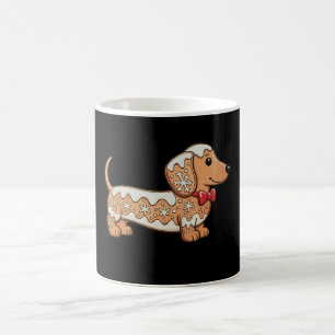 Dachshund Christmas Gingerbread Cookie Weiner Dog Coffee Mug