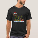 Dachshund Christmas Lights Decor Santa Pet Dog Wie T-Shirt<br><div class="desc">Dachshund Christmas Lights Decor Santa Pet Dog Wiener Xmas</div>
