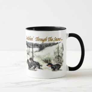 Dachshund Christmas Mug