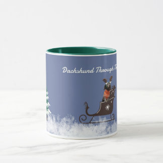 Dachshund Christmas Mug