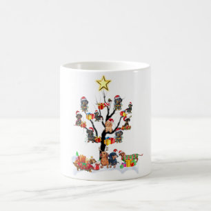 Dachshund Christmas On Tree Shirt Xmas Gift Ideas Coffee Mug