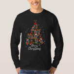 Dachshund Christmas Tree Decor Santa Reindeer Dog  T-Shirt<br><div class="desc">Dachshund Christmas Tree Decor Santa Reindeer Dog Costume</div>