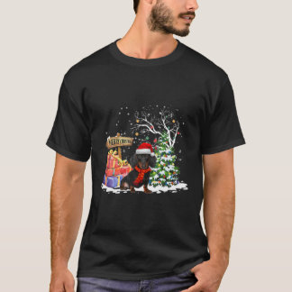 Dachshund Christmas Tree Xmas For Dachshund Dogs L T-Shirt