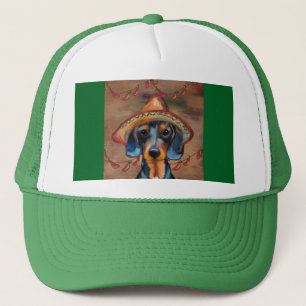 Dachshund Cinco de Mayo Trucker Hat