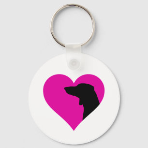 Dachshund   classic round sticker key ring