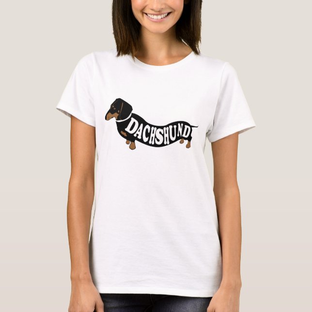 dachshund_clean T-Shirt (Front)