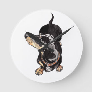 Dachshund clock
