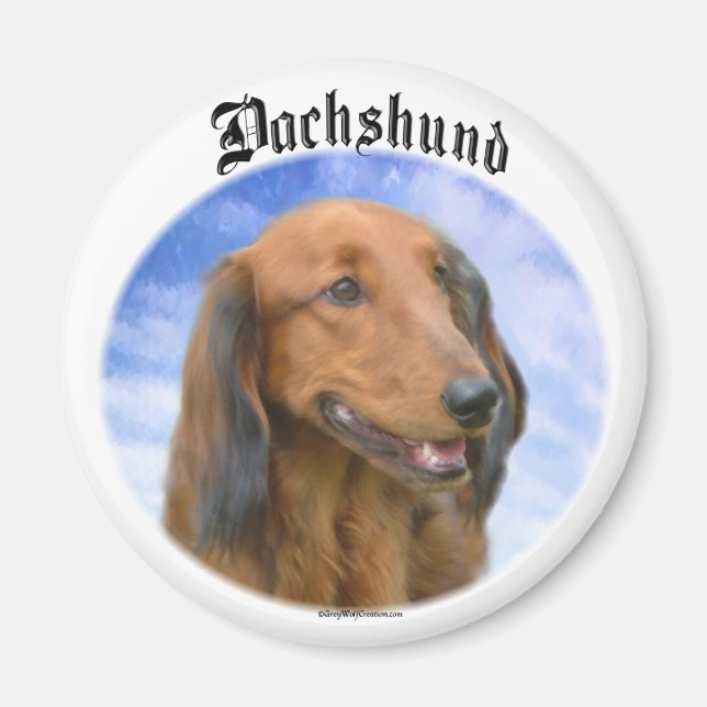 Dachshund Clouds Magnet (Front)