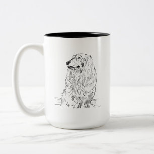 Dachshund Coffee Mug – Long Haired Sausage Dog